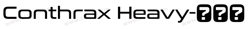Conthrax Heavy字体转换